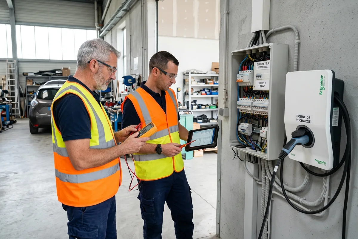 Contrôle de conformité de l'installation borne de recharge électrique à Aucamville Contrôle de conformité de l'installation borne de recharge électrique à Aucamville